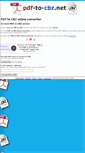 Mobile Screenshot of pdf-to-cbz.net